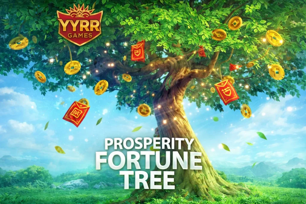 Prosperity Fortune Tree di YYRR dengan visual menarik dan fitur bonus