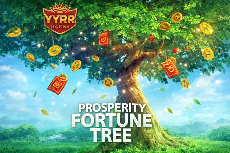 Prosperity Fortune Tree di YYRR dengan visual menarik dan fitur bonus
